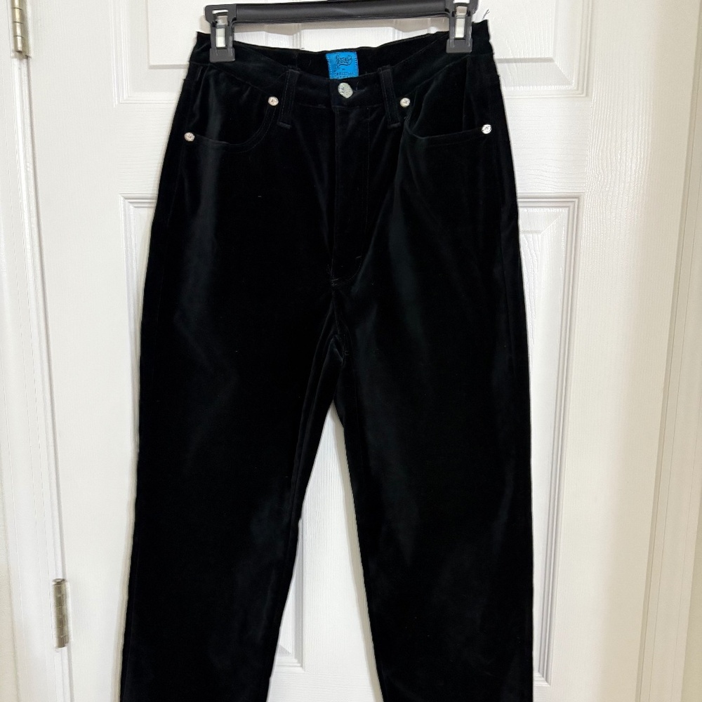 Designer Christian Lacroix Velvet Slacks